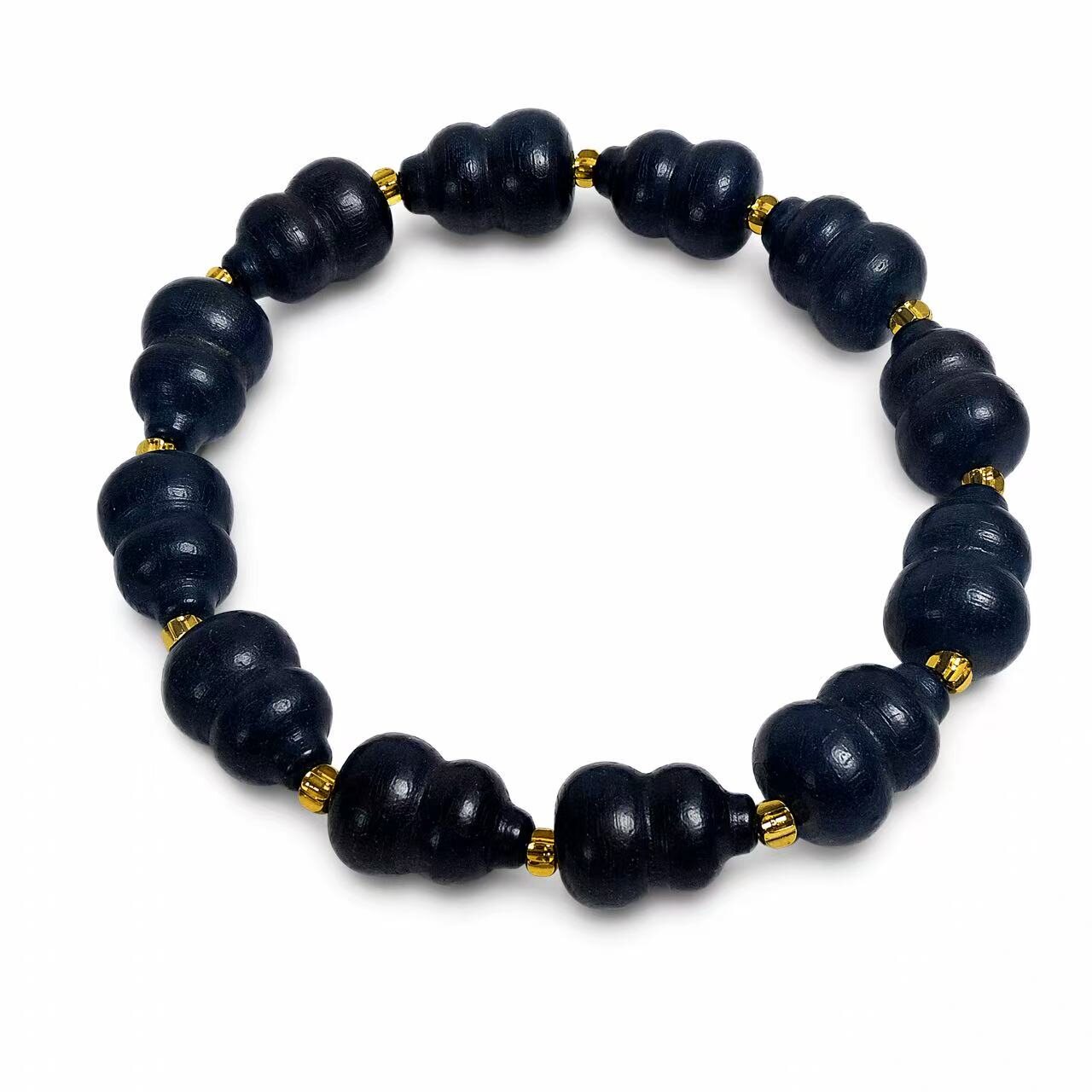 BR-015 ziguangtan wood beaded bracelet photo 6