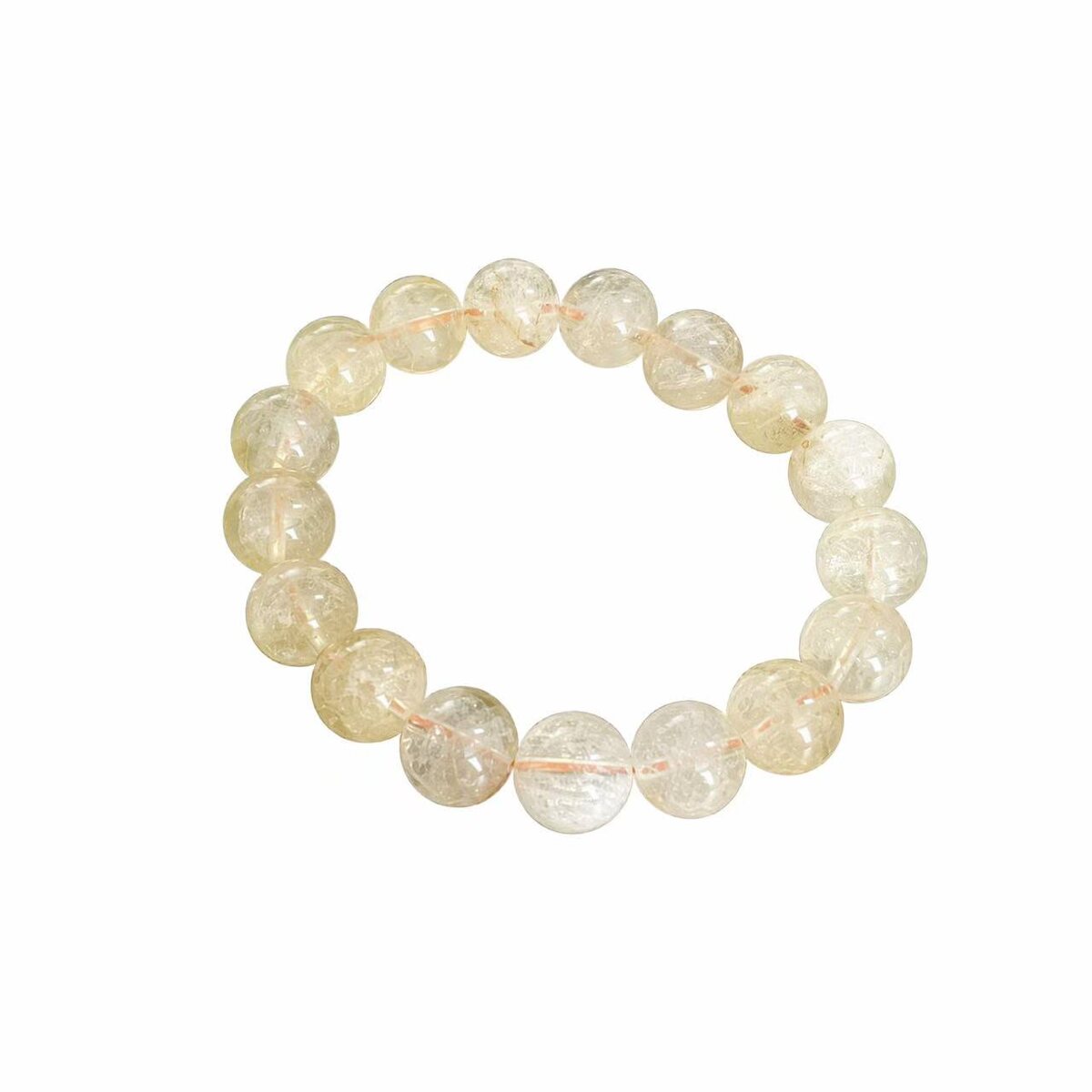 BR-025 pale yellow translucent bracelet product image